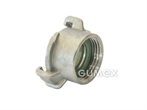 Rychlospojka GEKA, vnitřní závit G 1/2", 40bar, těsnění viton, -10°C/+150°C, nerezová ocel